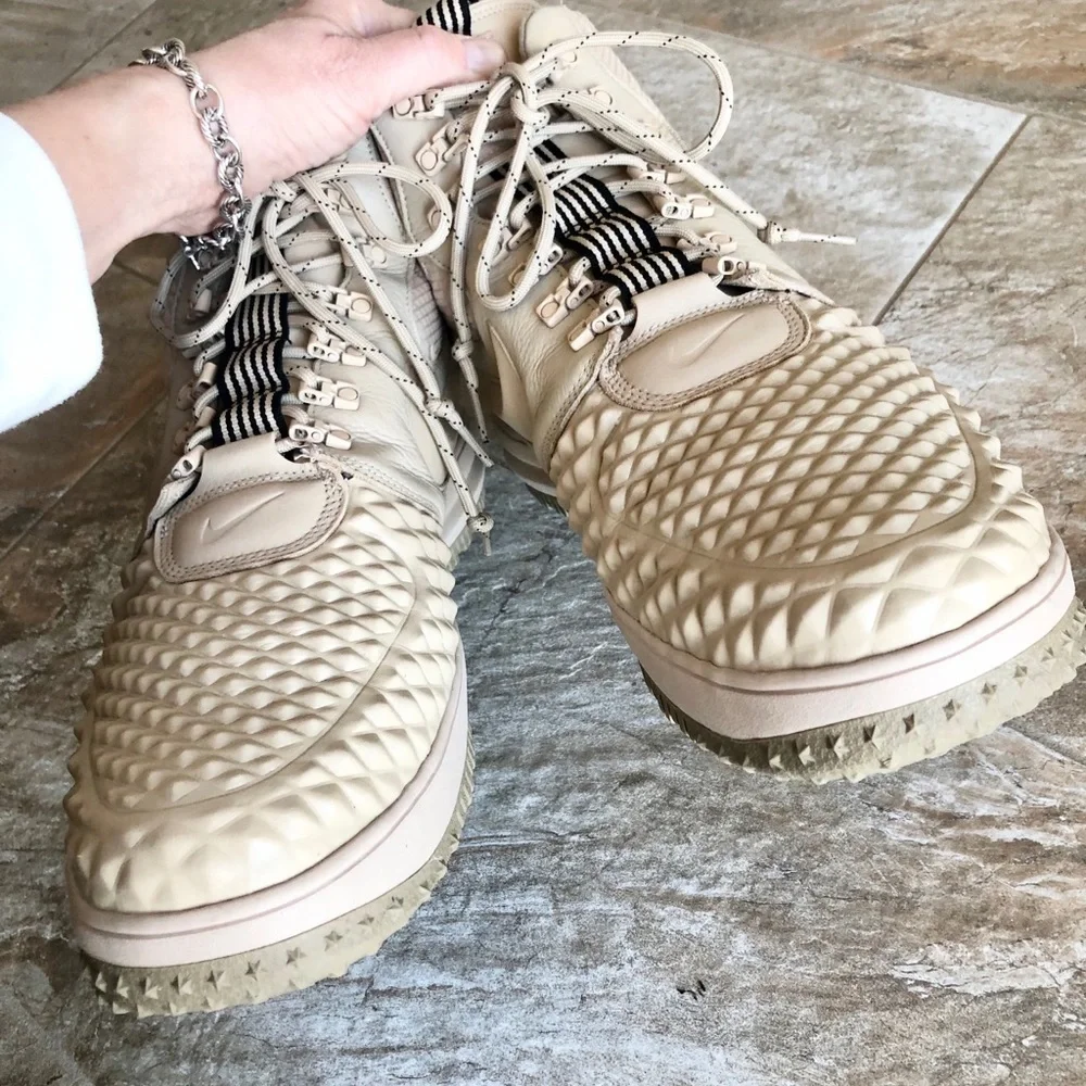 Nike Men's Lunar Force 1 Duckboot in Linen/Khaki - Picture 8 of 16